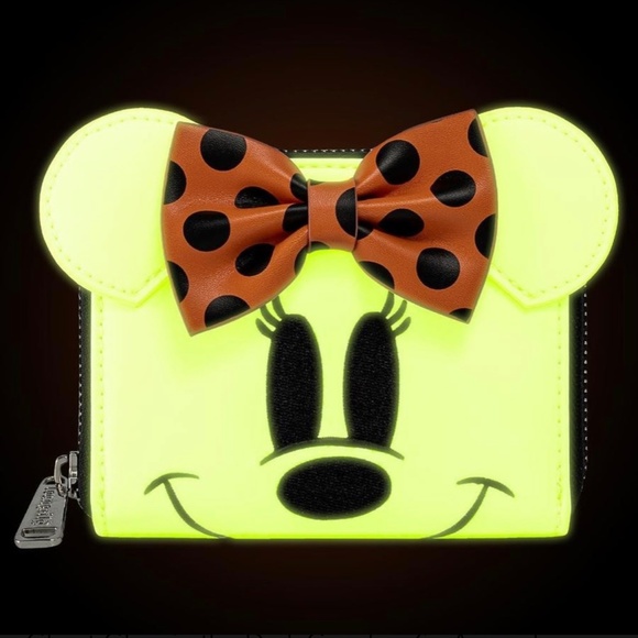Longefly‎ Disney Ghost Minnie Glow in the Dark Mini Backpack, Wallet, Ears & Pin main image 8